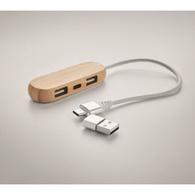 Memoria Usb 3 puertos personalizada